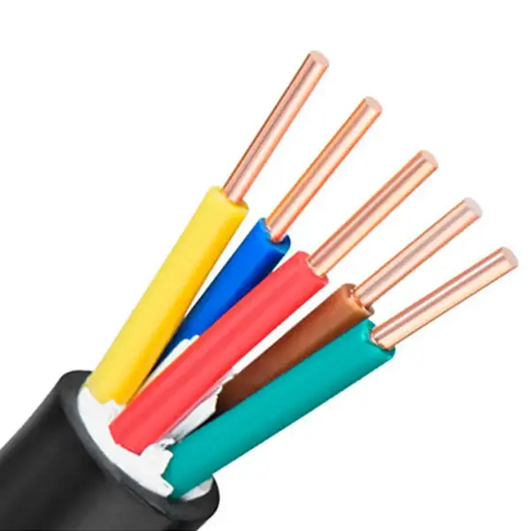 Medený PVC ohňovzdorný ovládací kábel