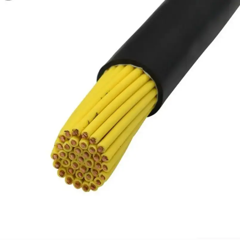 Medený PVC spomaľujúci horenie flexibilný ovládací kábel